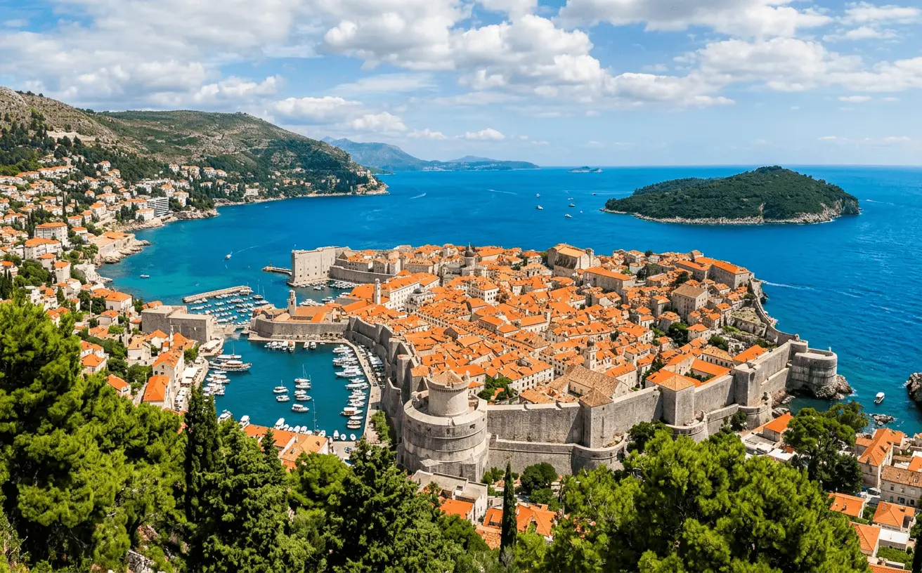 Pogled na stari grad Dubrovnik