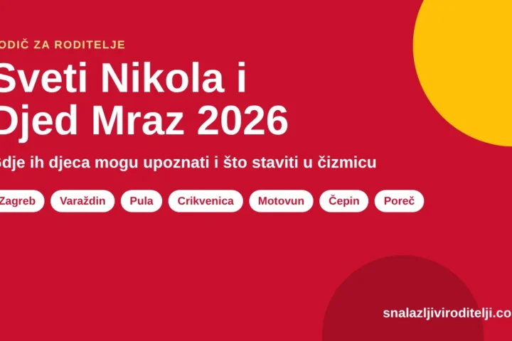 Sveti Nikola i Djed Mraz 2026 gdje ih djeca mogu upoznati