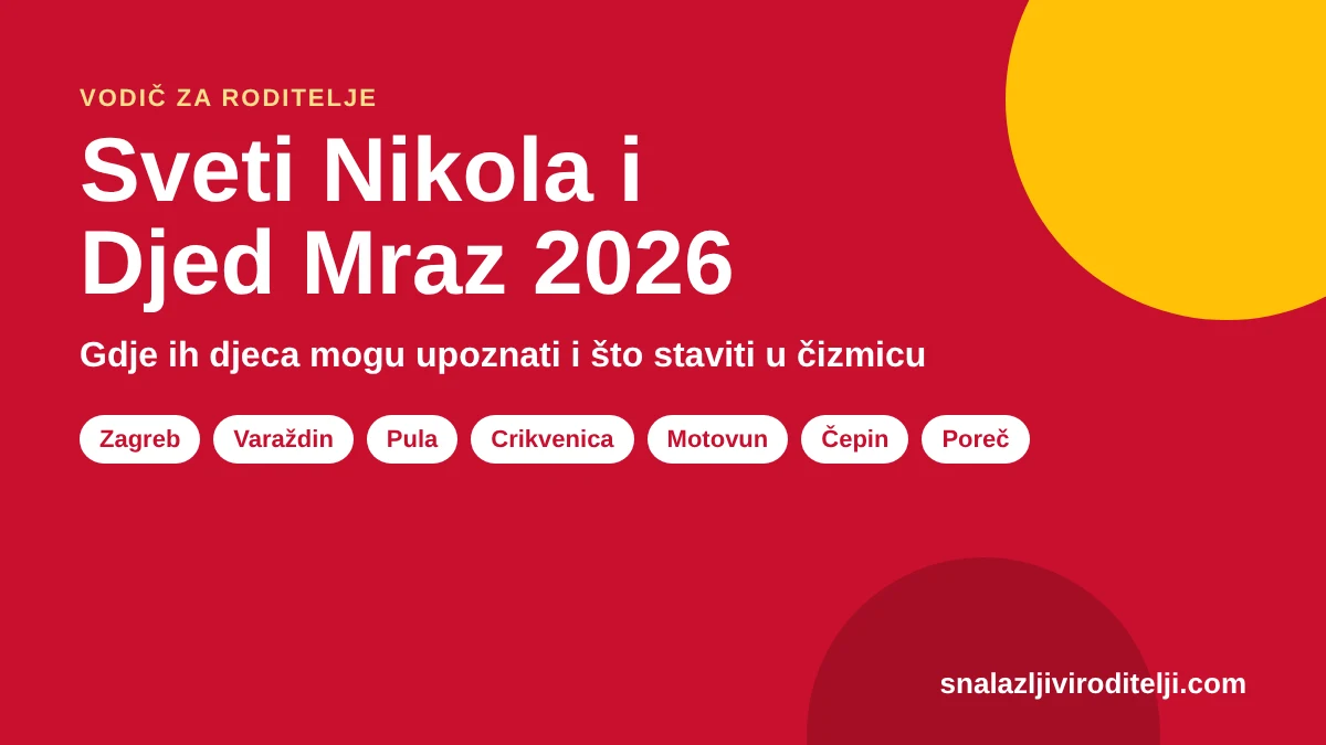 Sveti Nikola i Djed Mraz 2026 vodič za roditelje